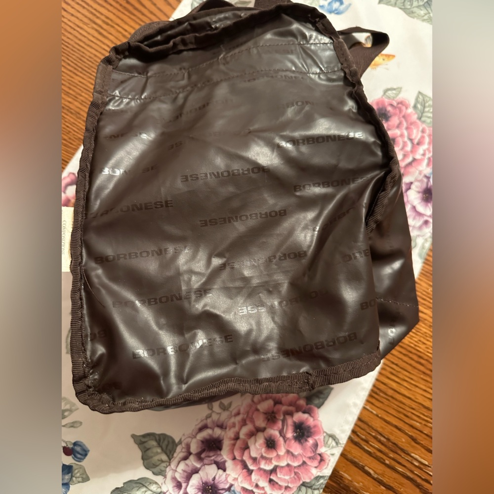 Compact Brown Backpack with Textured Finish - Picture 8 of 16